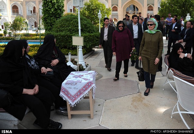 بازدید مدیر کل یونسکو از اصفهان (عکس)
