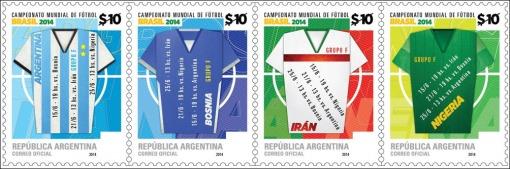 رونمایی از تمبر گروه ایران در جام جهانی