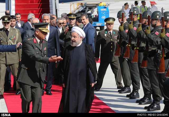 روحانی وارد آنکارا شد