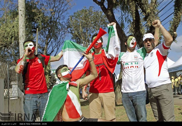 حاشیه‌ های دیدار فوتبال ایران و نیجریه (عکس)
