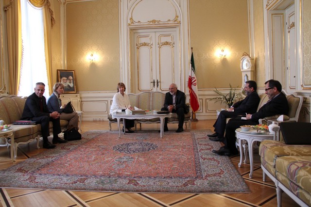 دیدار ظریف و اشتون - وین (عکس)