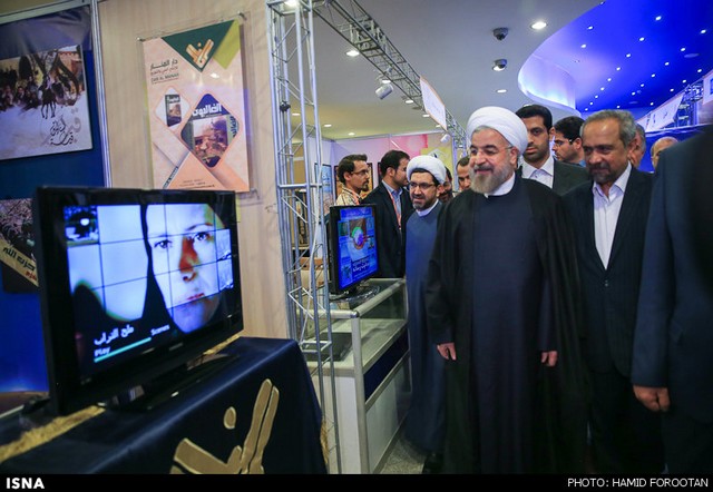 افتتاحیه اجلاس رادیو و تلویزیون‌های کشورهای اسلامی با حضور روحانی (عکس)