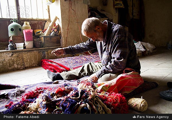 بازار سنتی فرش اراک (عکس)