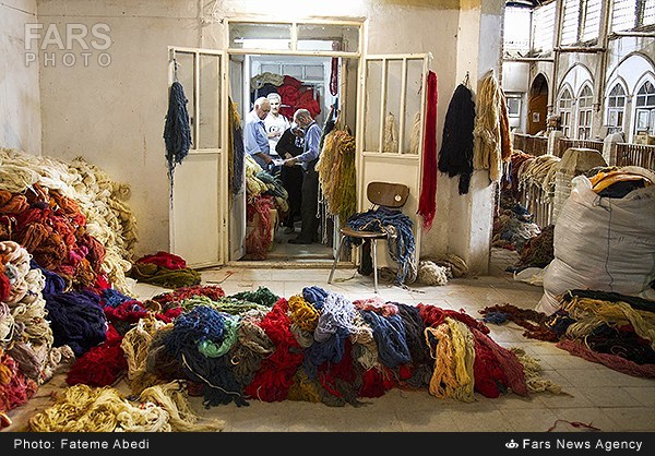 بازار سنتی فرش اراک (عکس)