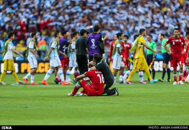 بازی ایران و آرژانتین (عکس)