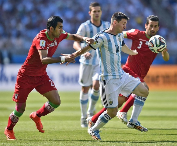 بازی ایران و آرژانتین (عکس)