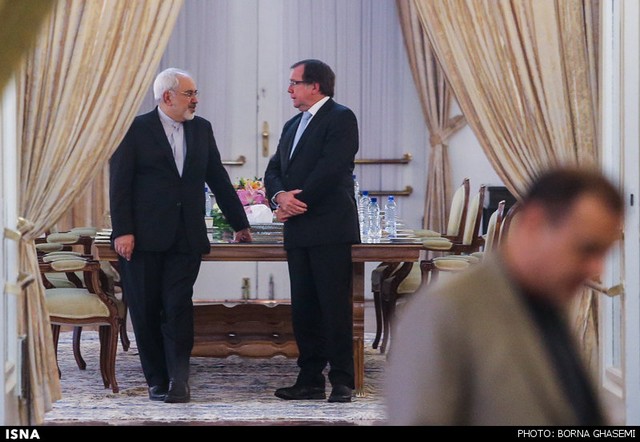 دیدار وزرای خارجه ایران و زلاندن (عکس)