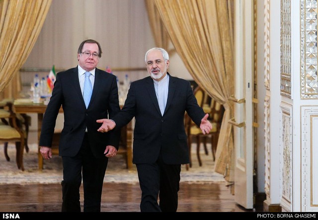 دیدار وزرای خارجه ایران و زلاندن (عکس)