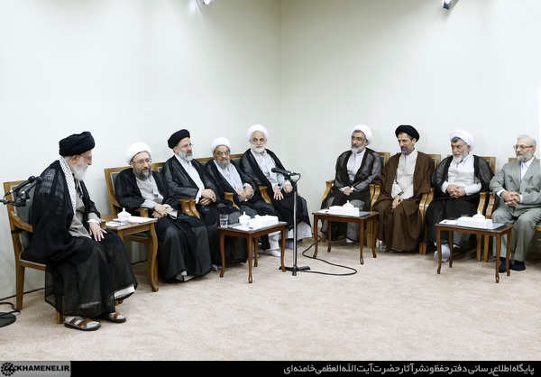 دیدار رئیس و مسئولان قوه قضائیه با رهبر انقلاب (عکس)