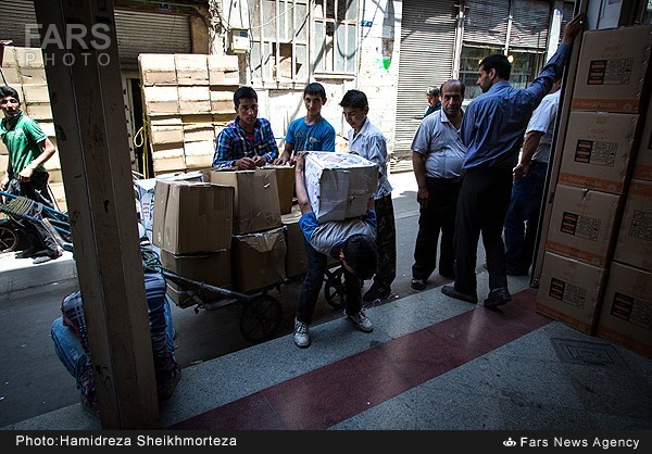 کودکان کار بازار تهران (عکس)