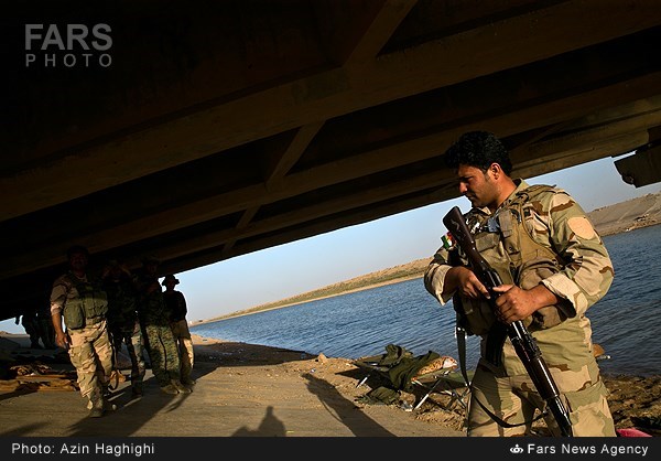 منطقه مرزی داعش و کردستان عراق (عکس)