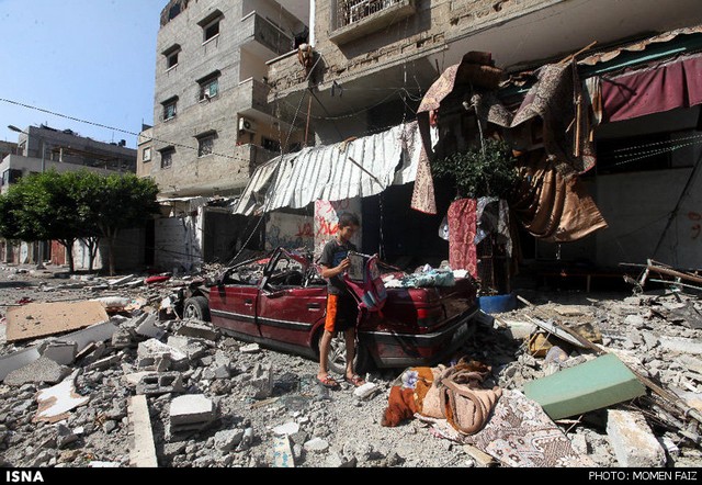 جنایت‌های رژیم صهیونیستی در غزه (عکس)
