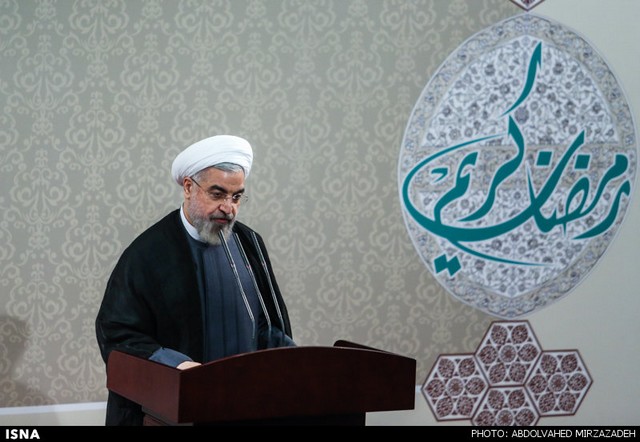 دیدار رییس و نمایندگان مجلس با روحانی (عکس)