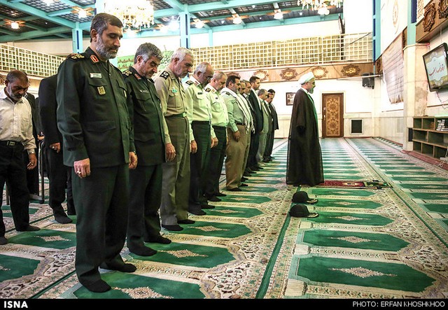 دیدار فرماندهان ارشد نیروهای مسلح با رییس جمهور (عکس)