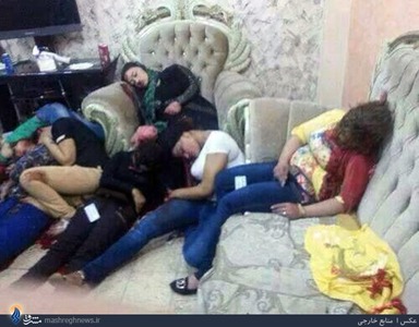 تصاویری از قتل عام داعش در یک مهمانی زنانه (18+)