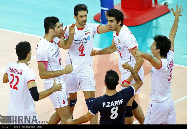 لیگ جهانی والیبال/ بازی ایران و ایتالیا (عکس)
