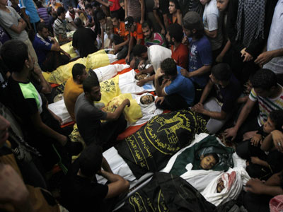 جنگ غزه: کشته های اسرائیلی به 29 نفر رسید/ 539 شهید فلسطینی شامل 100 کودک در 14 روز بمباران