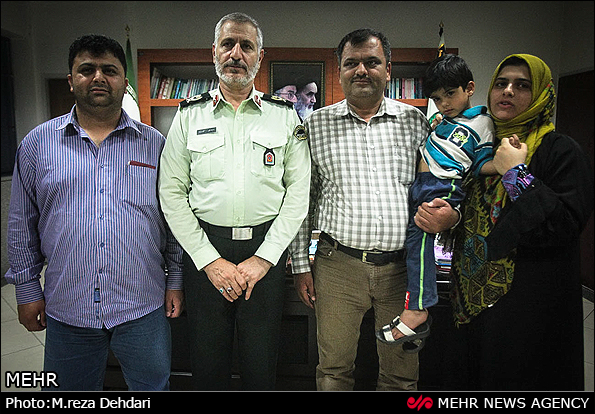 نجات گروگان 3 ساله در شیراز (عکس)