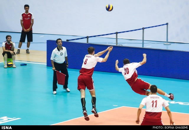 بازی والیبال ایران و لهستان - لیگ جهانی (عکس)