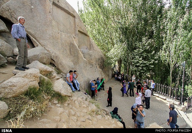 مسافران و گردشگران در همدان (عکس)