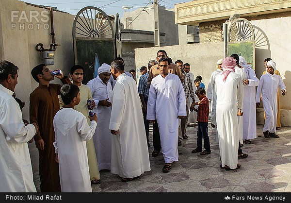 دید و بازدید مردم عسلویه در روز عید فطر (عکس)