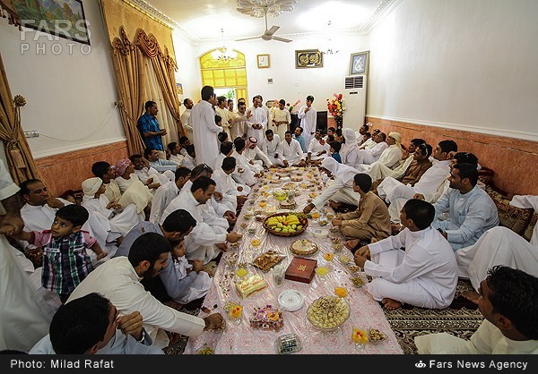 دید و بازدید مردم عسلویه در روز عید فطر (عکس)