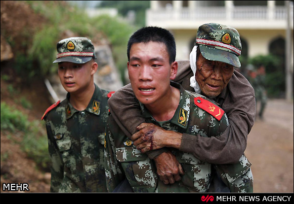 زلزله در چین (عکس)