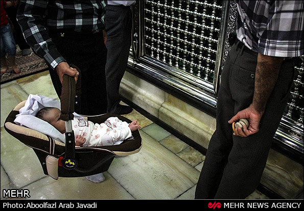 زائران حرم مطهر حضرت عبدالعظیم - شهرری (عکس)