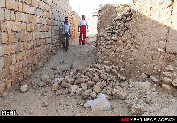 خسارات زلزله در آبدانان ایلام (عکس)
