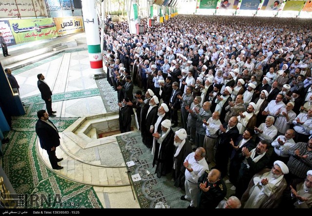 نماز جمعه تهران در روز قدس (عکس)