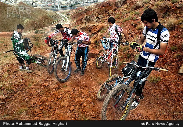 دوچرخه سواران کوهستان - تبریز (عکس)