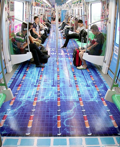 اقدام جالب مترو چین (عکس)