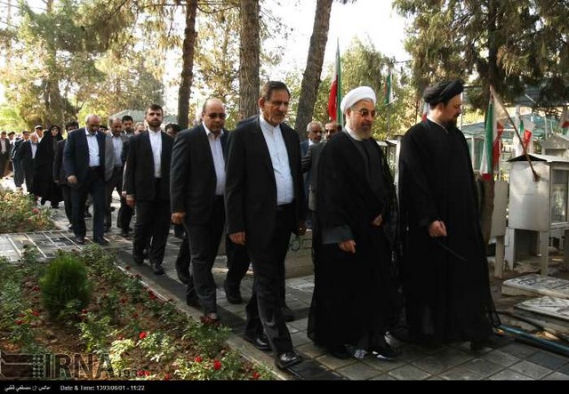 تجدید میثاق دولت با آرمان های امام (عکس)