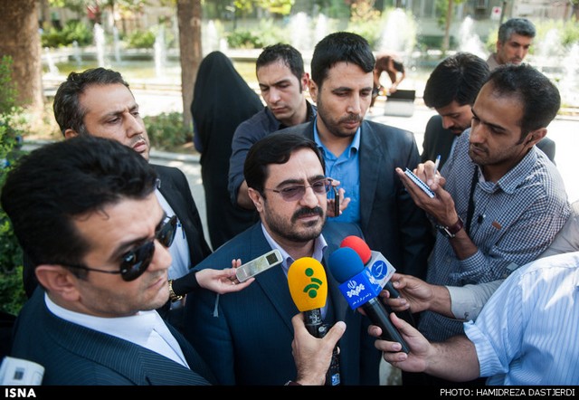 حضور سعید مرتضوی در دادسرا (عکس)