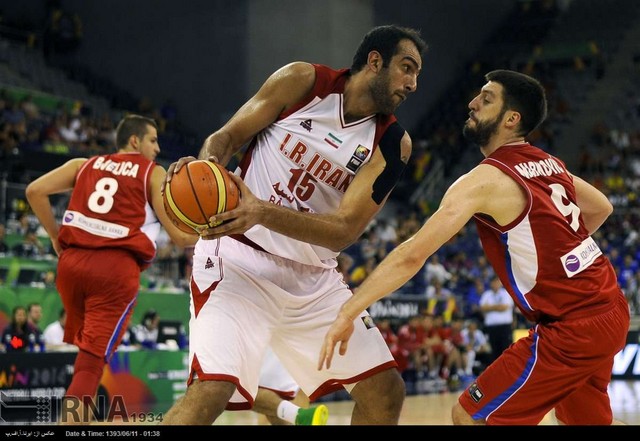 دیدار ایران و صربستان؛ جام جهانی بسکتبال (عکس)