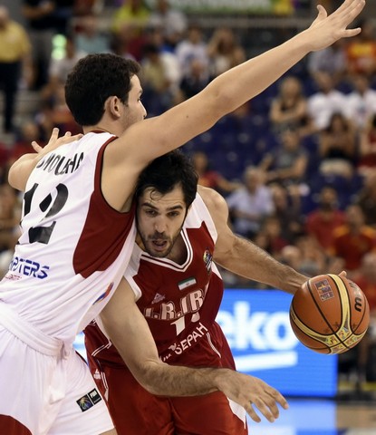 بازی ایران و مصر؛ جام جهانی بسکتبال (عکس)