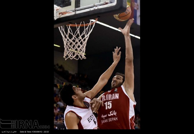 بازی ایران و مصر؛ جام جهانی بسکتبال (عکس)