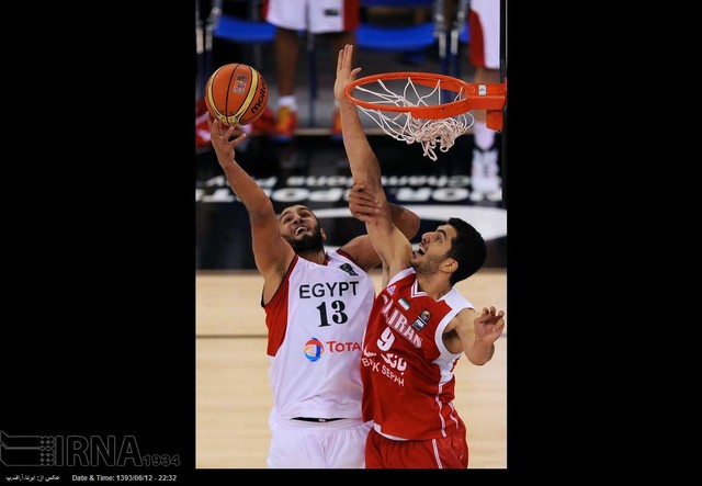 بازی ایران و مصر؛ جام جهانی بسکتبال (عکس)