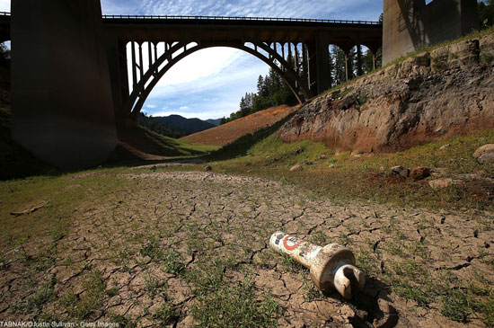 وخیمترین خشکسالی تاریخ کالیفرنیا (عکس)
