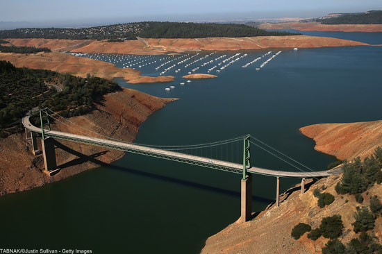 وخیمترین خشکسالی تاریخ کالیفرنیا (عکس)
