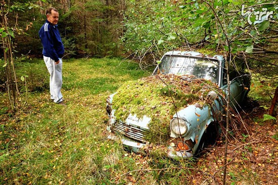 مردی که بعد از 40 سال ماشینش را پیدا کرد (+عکس)