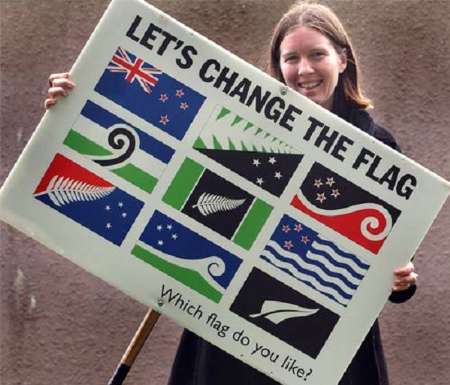 حذف نشان استعمار انگلستان از پرچم نیوزیلند