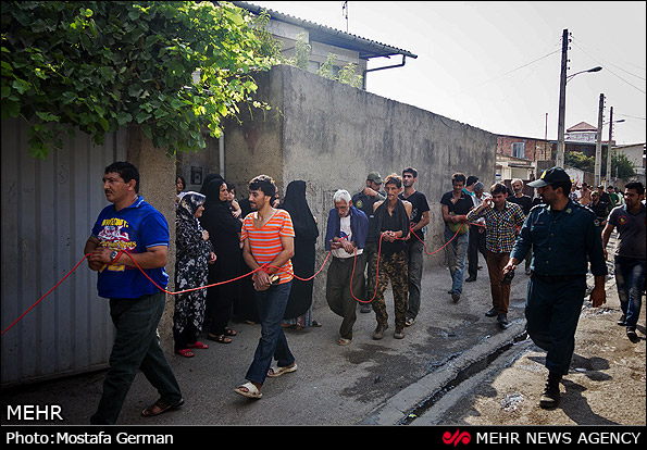 جمع آوری اراذل و اوباش در ساری (عکس)