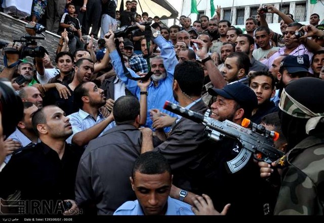 جشن پیروزی مقاومت در غزه (عکس)