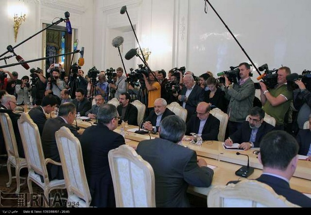 دیدار وزرای خارجه ایران و روسیه (عکس)