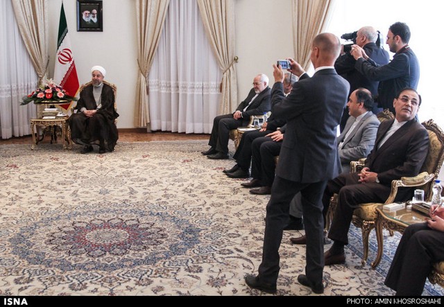 دیدار وزیر امور خارجه فنلاند با روحانی (عکس)