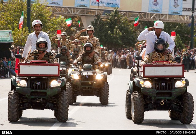 رژه نیرو‌های مسلح در سراسر کشور (عکس)