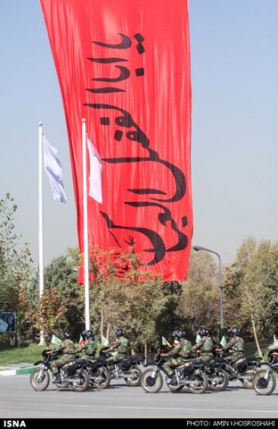 رژه موتور سواران یگان های ویزه (عکس)