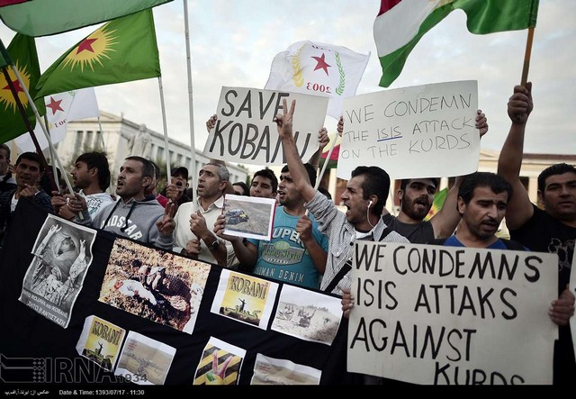تظاهرات ضد داعش مردم ترکیه (عکس)