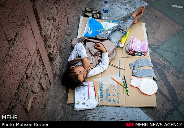 کودکان کار محروم از تحصیل (عکس)